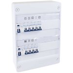 Coffret �lectrique mont� - c�bl� 26 modules top chantier - 2 rang�es - pour logements t1 / t2 - 19422 ...