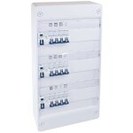 Coffret �lectrique mont� - c�bl� 39 modules top chantier - 3 rang�es - pour logements t3 / t4 - eurohm ...