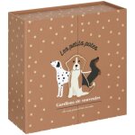 Coffret empreinte cilia beige 22, 3x21, 5cm atmosphera cr�ateur d'int�rieur