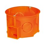 Coffret d'encastrement 60 rang�es, peu profond, avec vis - s60kfw