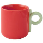 Coffret mug 35 cl rouge & vert - creative - easy life