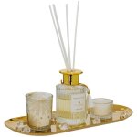 Coffret senteur gladys l. 29, 7cm dor� - atmosphera cr�ateur d'int�rieur