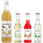 Coffret de sirops de limonade monin : trouble, pastque, menthe mojito, sureau