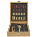Coffret sommelier et jeu d'checs la chaise longue naturel