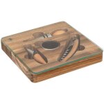 Coffret sommelier jules 4 porte(s) marron l16xp2, 5xh16cm - atmosphera créateur d'intérieur Coffret sommelier jules 4 porte(s) marron l16xp2, 5xh16cm - atmosphera créateur d'intérieur