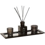 Coffret avec support lucio noir l36xp14xh23cm - atmosphera cr�ateur d'int�rieur