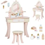 Coiffeuse enfant fille - table de maquillage - aiyaplay - 2 en 1 avec 7 accessoires de jeu, miroir en ...