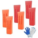 Coins d'abattage, 6 pi�ces coin bucheron fendre pour d'arbres, coin eclateur bois � impact �lev� pour ...