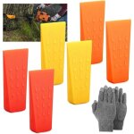 Coins d'abattage d'arbres, 6 pi�ces cale plastique abattage, coin d'abattage en plastique, cale abattage ...