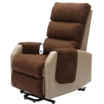 Cokin - fauteuil releveur z�ro g - beige / chocolat - 3 moteurs