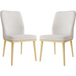 Colamy chaise ? lot de 2 chaises de salle � manger � dossier haut, structure en bois, style vintage �l�gant, ...