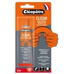 Colle contact - cleopatre - cl�or 30g - multi - mat�riaux - flexible - r�sistante � la flexion invisible ...