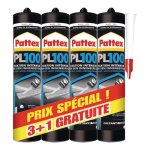 Colle pattex pl100 - contenance : 380 g - couleur : blanc - quantité : 3 + 1 gratuit - henkel - france ... Colle pattex pl100 - contenance : 380 g - couleur : blanc - quantité : 3 + 1 gratuit - henkel - france ...