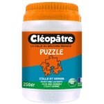 Colle et vernis pour puzzles - cleopatre - cl�o?puzzle - 250 gr - transparent - protection durable