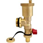 Collecteur de chauffage par le sol - vanne de vidange automatique en cuivre pour chauffage par le sol ...