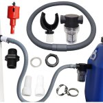 Collecteur d'eau de pluie pour caniveaux ronds avec tuyau flexible, ensemble de r�cup�ration d'eau de ...