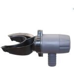 Collecteur eau de pluie rond noir (sans dcoupe de gouttire)