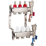 Nt noyon&thiebault - collecteurs en inox pour plancher chauffant rafraichissa 3 circuits