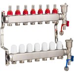 Nt noyon&thiebault - collecteurs en inox pour plancher chauffant rafraichissa 7 circuits