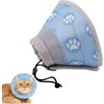 Collerette chat colerette chat anti lechage anti - morsure protection ajustable collier de rcupration ...