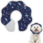 Collerette pour chien anti lechage, collier lune, colerette chat, taille ajustable, pour cicatrisation ...