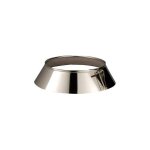 Poujoulat - collerette de solin inox avec joint non peint - 100 mm