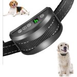 Collier anti - aboiement chien - 3 modes choc �lectrique / vibration / sensibilit� aide au dressage inoffensif ...
