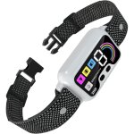 Fitags - collier anti - aboiement pour chien, 3 modes choc statique / vibration / son, 8 niveaux d'intensit ...