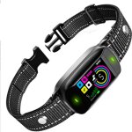 Collier anti aboiement chien, 4 modes avec vibration et bip rechargeable collier chien, tanche ip67, ...