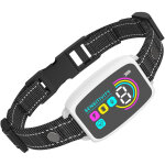 Collier anti aboiement chien automatique, 3 modes choc statique / vibration / son, 8 niveau d'intensit� ...