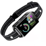 Collier anti - aboiement pour chien colliers de dressage anti - aboiement rechargeables pour chiens de ...