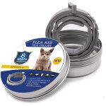 Collier anti - puces et anti - tiques pour chats et chiens, protection jusqu'� 8 mois - antiparasitaire ...
