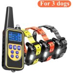Collier antichoc pour chien (lot de 3) - collier de dressage pour chien avec t�l�commande, collier �lectroniqu ...
