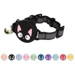 Collier chat airtag avec accessoire compatible avec apple airtag, r�fl�chissant, anti - �tranglement, ...
