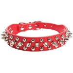 Collier pour chien en cuir clout�, collier pour chien avec clous � boule, collier pour pitbulls de taille ...
