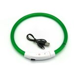 Collier de chien lumineux, led rechargeable par usb, peut �tre coup� � n'importe quelle taille pour les ...
