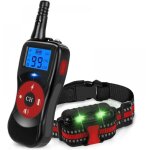 Collier de dressage pour chien - dressage - ext�rieur - rechargeable, adapt� � tous tailles, 4 modes, ...