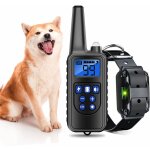 Collier de dressage pour chiens rechargeable et tanche avec distance de 800m, choc electrique, sonore ...