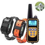 Tonchean - collier de dressage pour deux chiens rechargeable et ip67 tanche avec distance de 800m avec ...