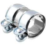 Memkey - collier d'chappement, collier de bande d'chappement en acier inoxydable collier de tuyau silencieux ...