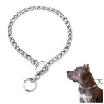 Ensoleille - collier étrangleur en acier pour chien, 2 pièces, solide et réglable, collier d'entraînement ... Ensoleille - collier étrangleur en acier pour chien, 2 pièces, solide et réglable, collier d'entraînement ...