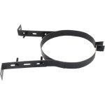 Collier pour fumisterie 150 mm ? support mural pour tuyaux de po�le � pellets ? installation s�curis�e ...
