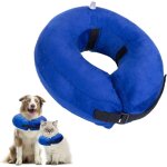 Collier gonflable conique pour chiens et chats, collier de protection réglable avec velcro, adapté aux ... Collier gonflable conique pour chiens et chats, collier de protection réglable avec velcro, adapté aux ...