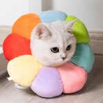 Collier gonflable de rcupration pour chiens et chats, collerette de protection ajustable cne de cicatrisati ...