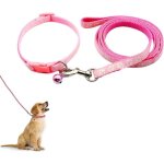 Collier et laisse pour petit chien, collier pour chien et laisse, colliers et laisse r�glables, pet collier ...