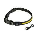 Paris prix - collier lumineux pour chien 'led' 70cm jaune