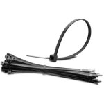 Collier de serrage 9, 0x550 noir 50 pcs ns