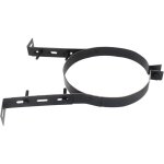 Collier de serrage pour conduit de chemine support mural pour tuyau de poele a pellet bois granuls, ...