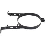 Collier de serrage pour conduit de chemin�e support mural pour tuyau de poele a pellet bois granul�s, ...
