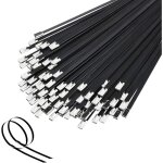 Collier de serrage noir 2005. 6mm, 100 pièces attaches en acier inoxydable, collier serrage inox pour ... Collier de serrage noir 2005. 6mm, 100 pièces attaches en acier inoxydable, collier serrage inox pour ...
